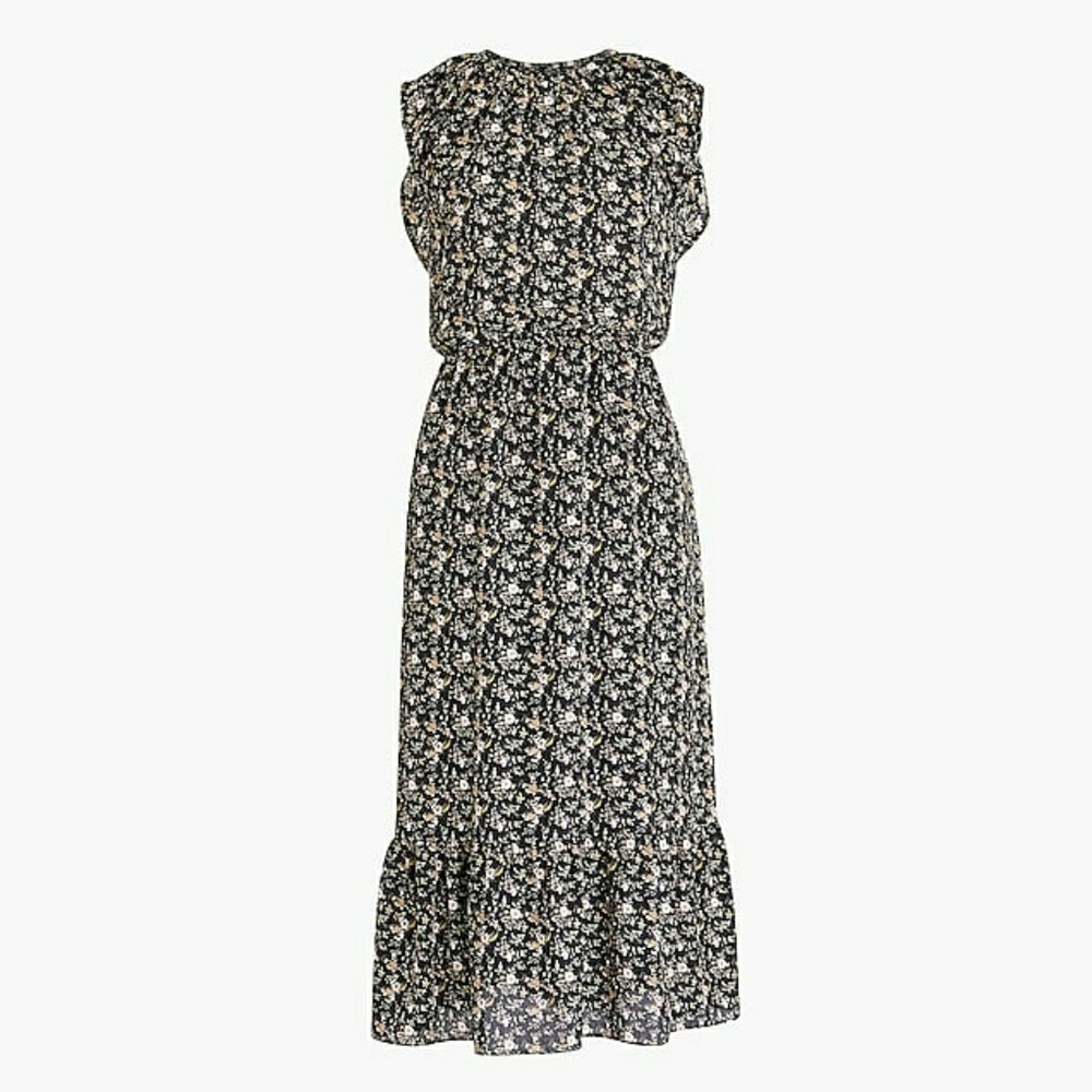 Mercantile cap-sleeve midi dress in superbloom - Picture 4 of 4